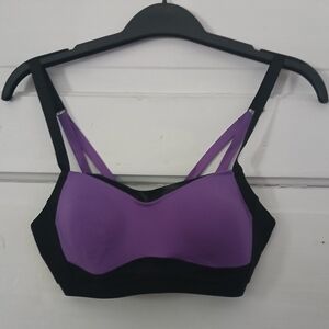 NWOT Brooks Purple And Black Sports Bra